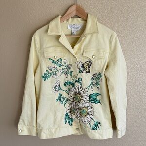 Floral Yellow Jacket